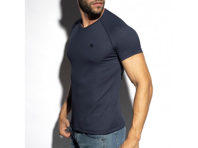 recycled rib v neck t shirt (6)