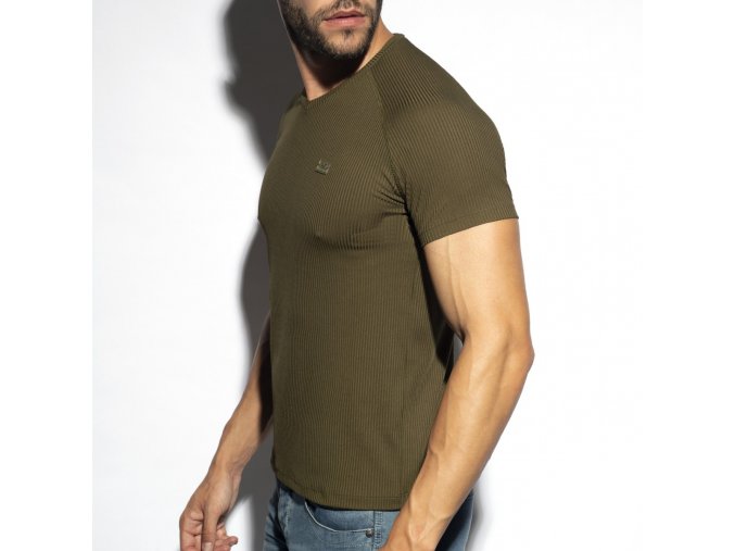 recycled rib v neck t shirt (3)