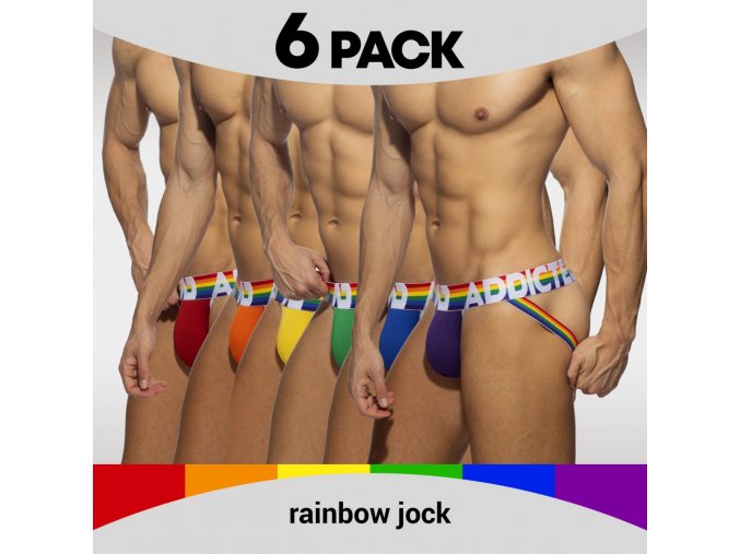 6 pack rainbow jock