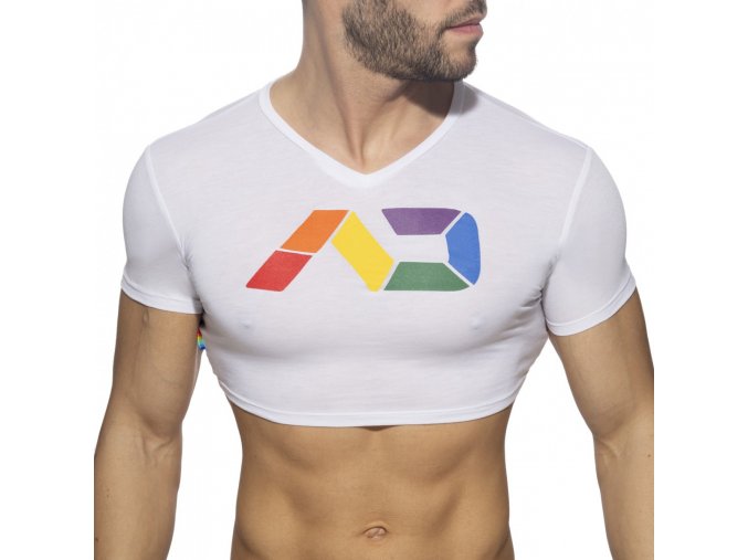 ad rainbow croptop