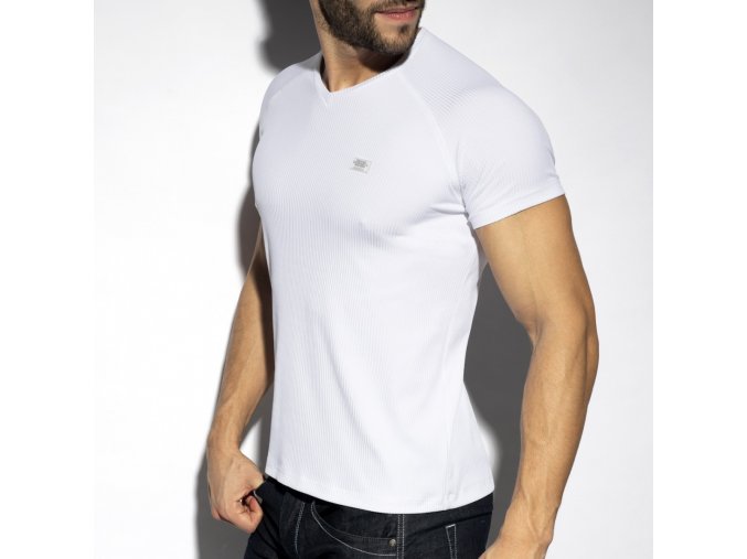 recycled rib v neck t shirt (13)