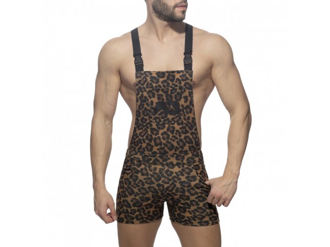 leopard overalls