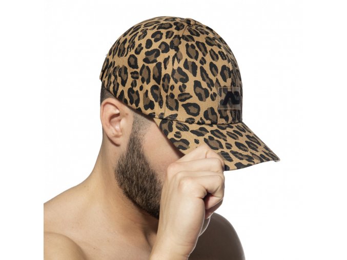 leopard print cap