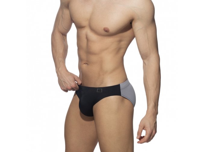 bicolor swim brief