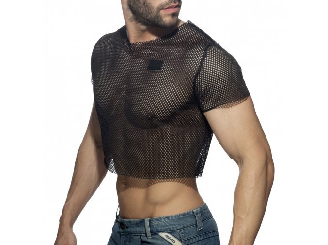 mesh crop top