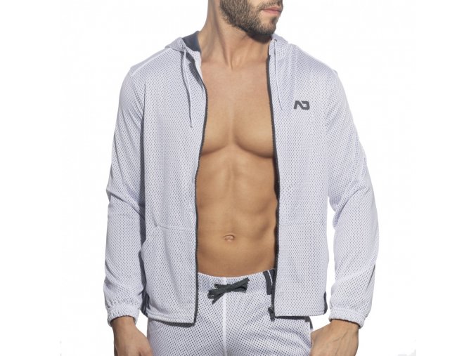 long sleeves loop mesh hoody (5)