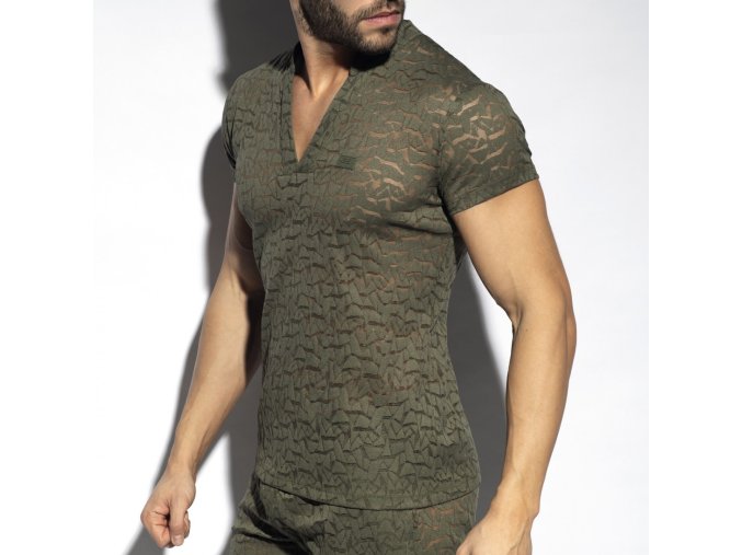 spider v neck polo shirt (3)