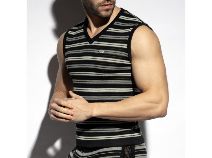 whisper stripes tank top