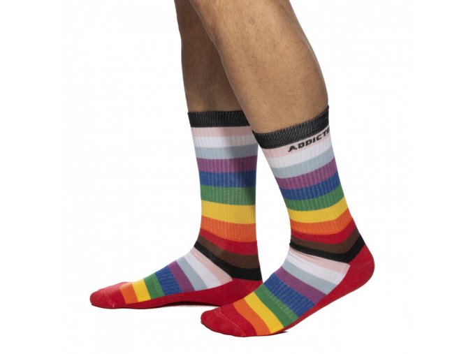 inclusive rainbow socks