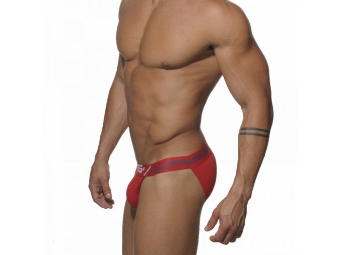 Pánské slipy ES Collection DAYTONA MINI BRIEF - červené