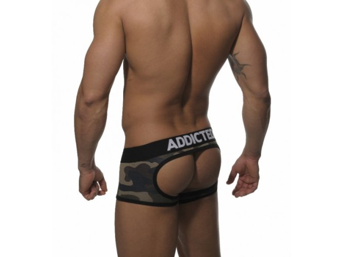 Pánské jockstrapy AD JOCK BOXER - kaki