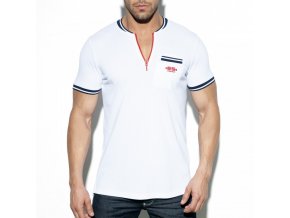 polo31 short zip mao polo