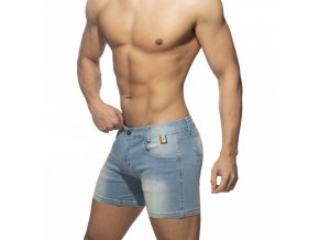 ad991 rainbow tape short jeans