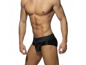 back zip rub brief