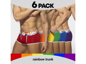 6 pack rainbow trunk