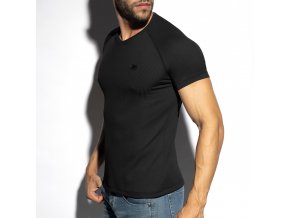 recycled rib v neck t shirt