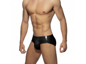 neon shiny brief