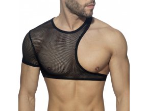 irregular mesh crop top (4)