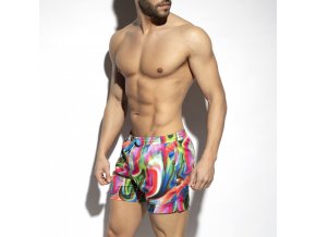 trippy swim shorts