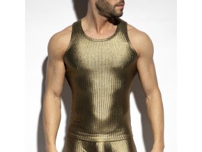 art deco metallic tank top