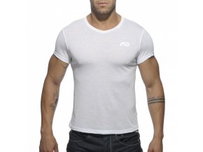 Pánské tričko AD BASIC V-NECK T-SHIRT - bílé