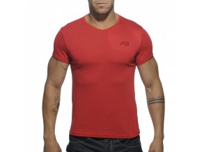 Pánské tričko AD BASIC V-NECK T-SHIRT - červené