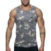 ad801 washed camo tank top