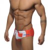 Pánské plavky AD EXTRA LARGE AD LOGO BRIEF - oranžové