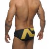 Pánské plavky AD EXTRA LARGE AD LOGO BRIEF - černé