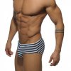 Pánské plavky AD SAILOR WITH SPORT STRIPE BRIEF - modré