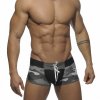 Pánské boxerky AD TIE-UP BOXER - kaki-šedé