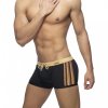 ads282 black striped swim trunk