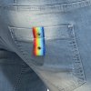 ad990 rainbow tape bermuda jeans (3)