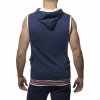 Pánská mikina AD ZIP COTTON HOODY - tmavě modrá