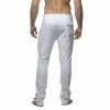 Pánské tepláky AD LONG TIGHT PANT INTERCOTTON - bílé