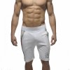 Pánské kraťasy AD SHORT MEDIUM TIGHT PANT INTERCOTTON - bílé