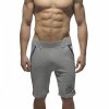 Pánské kraťasy AD SHORT MEDIUM TIGHT PANT INTERCOTTON - šedé