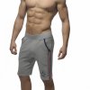 Pánské kraťasy AD SHORT MEDIUM TIGHT PANT INTERCOTTON - šedé