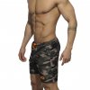 Pánské plavky AD CAMOUFLAGE ADDICTED SWIM LONG SHORT - kaki