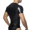 zip short sleeves fetish shirt (2)