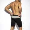 rustic black sports knee shorts (1)