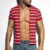 stripes polo shirt