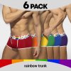 6 pack rainbow trunk