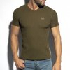 recycled rib v neck t shirt (5)