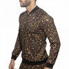 leopard bomber jacket