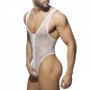 zip mesh bodysuit thong (4)