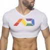 ad rainbow croptop