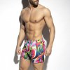 trippy swim shorts