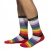 inclusive rainbow socks