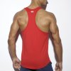 Pánský nátělník ES Collection NEVER BACK DOWN TANK TOP - červený
